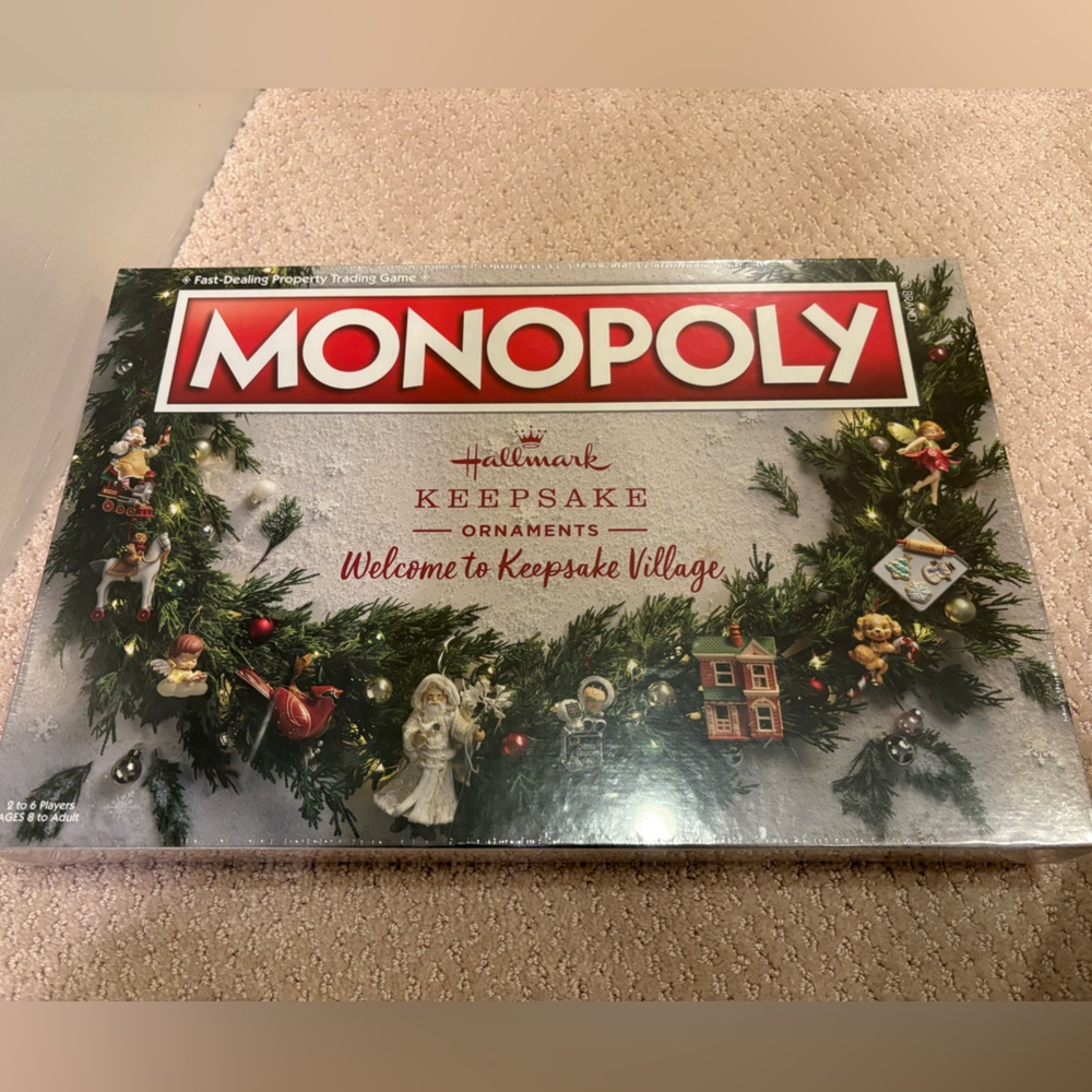 Monopoly Hallmark Keepsake Ornaments Welcome to Keepsake Village Board Game